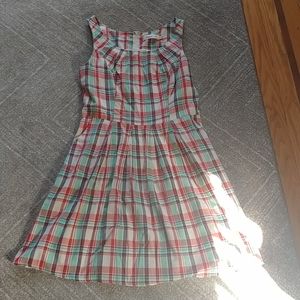 Sunny Girl plaid sun dress